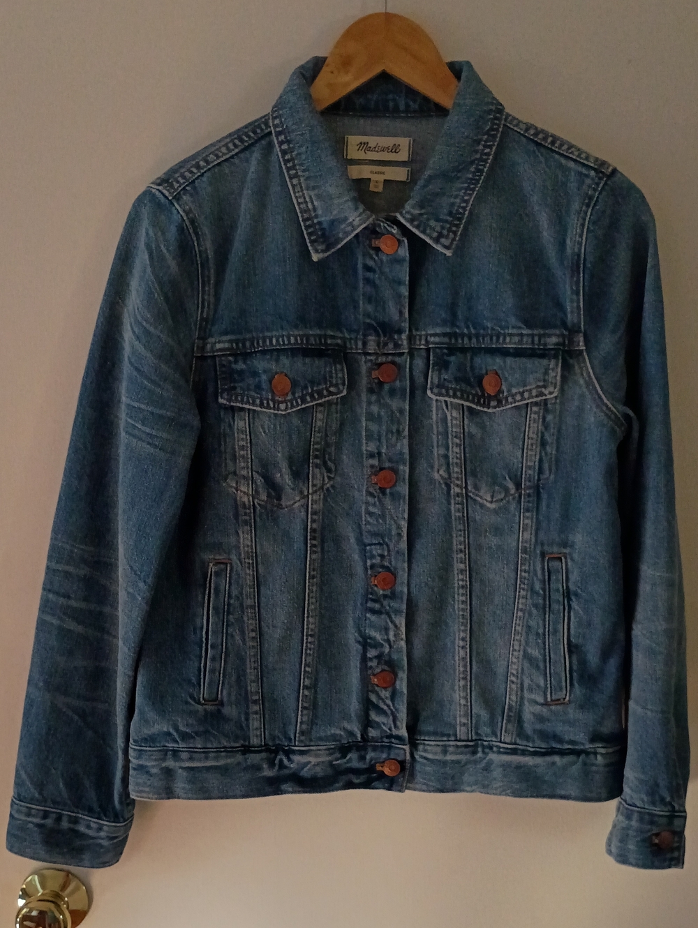 Madewell Blue Denim Trucker Jacket